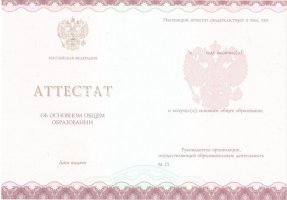 Аттестат за 9 класс 2013-2019 в Новороссийске